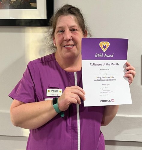 Carousel post from Salisbury Manor Care Home.