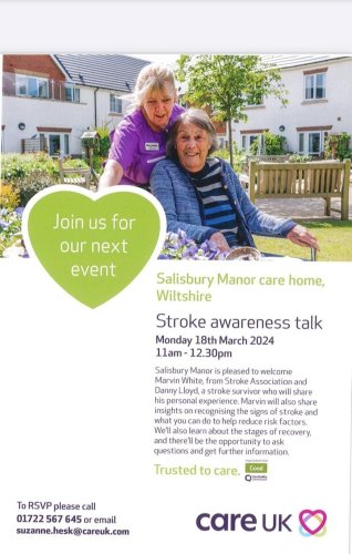 Photo post from Salisbury Manor Care Home.