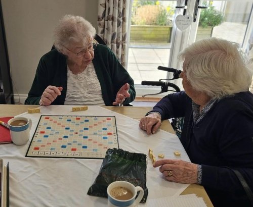 Carousel post from Salisbury Manor Care Home.