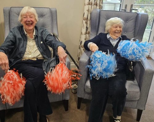 Carousel post from Salisbury Manor Care Home.