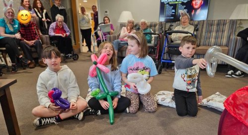 Carousel post from Salisbury Manor Care Home.