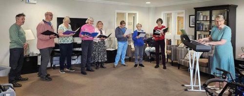 Carousel post from Salisbury Manor Care Home.