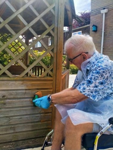 Carousel post from Salisbury Manor Care Home.