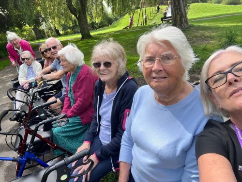 Carousel post from Salisbury Manor Care Home.