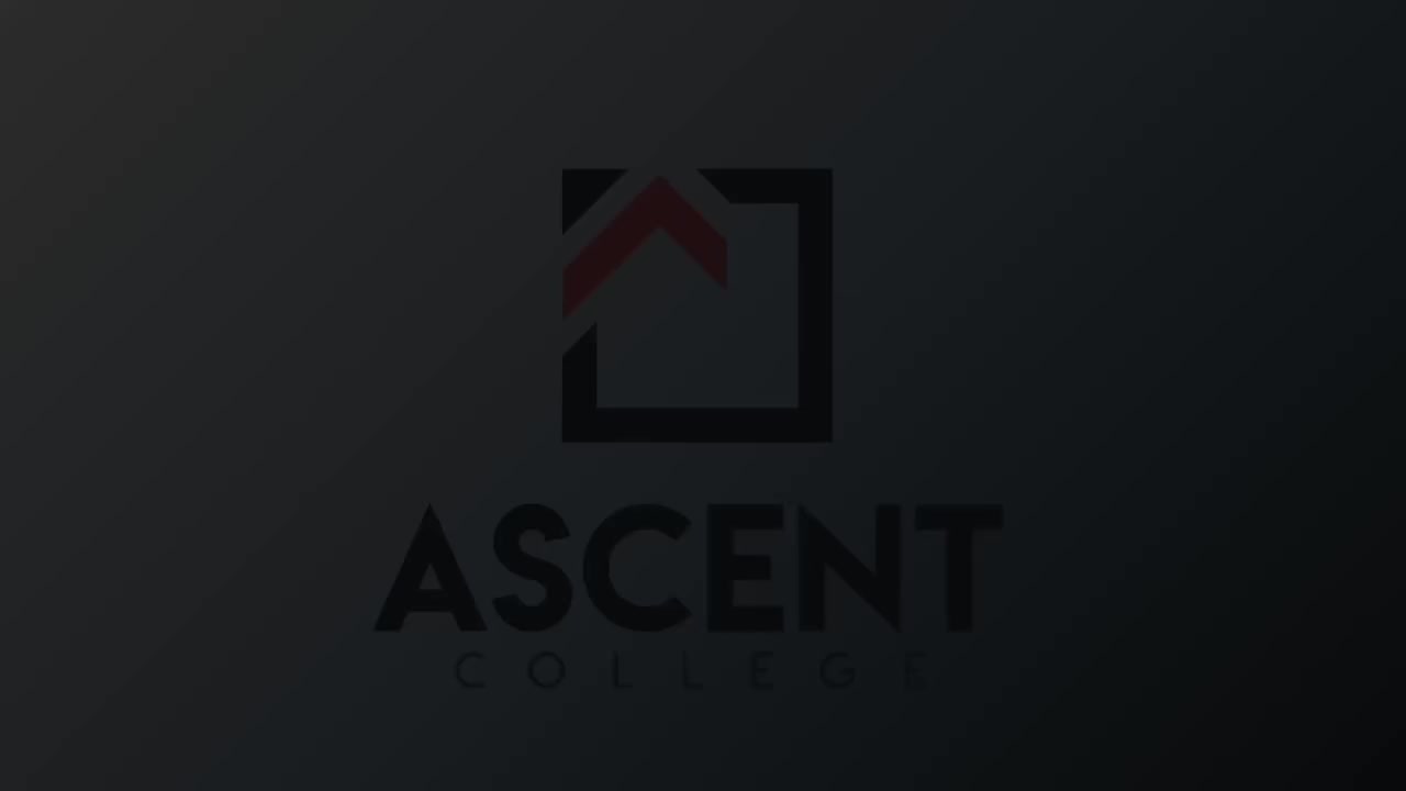 Video post from Ascent College.
