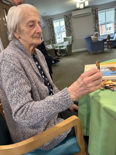 Carousel post from Hollins Park Care Home.