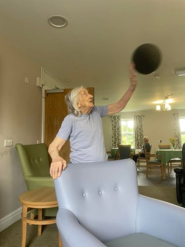 Carousel post from Hollins Park Care Home.