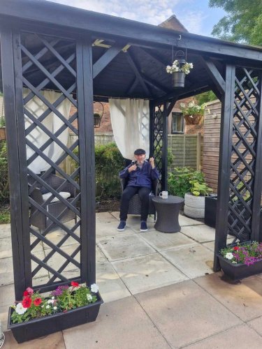 Carousel post from Hollins Park Care Home.