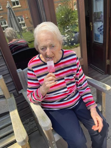 Carousel post from Hollins Park Care Home.