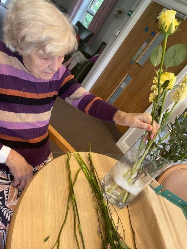 Carousel post from Hollins Park Care Home.