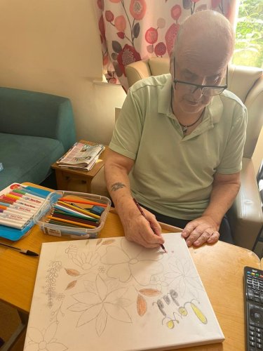 Carousel post from Hollins Park Care Home.