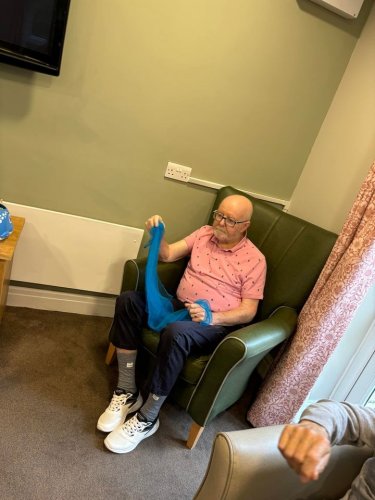 Carousel post from Hollins Park Care Home.