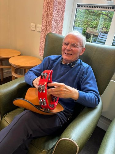 Carousel post from Hollins Park Care Home.