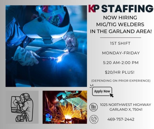 Photo post from KP Staffing Agency (Garland Branch).