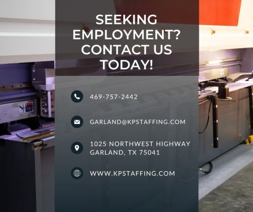 Photo post from KP Staffing Agency (Garland Branch).