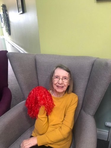 Carousel post from Grangewood Care Home.