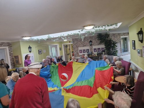 Carousel post from Grangewood Care Home.