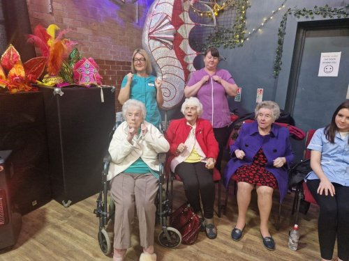 Carousel post from Grangewood Care Home.