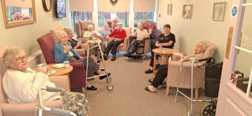 Carousel post from Grangewood Care Home.