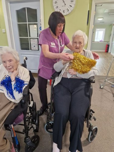 Carousel post from Grangewood Care Home.