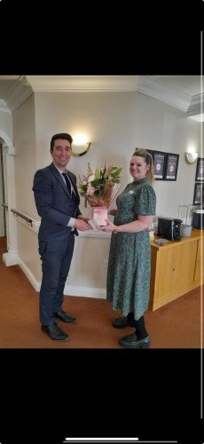 Carousel post from Grangewood Care Home.