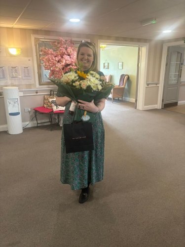 Carousel post from Grangewood Care Home.