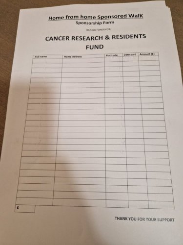 Photo post from Grangewood Care Home.