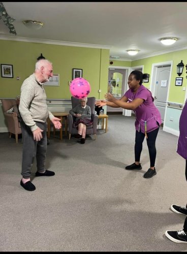 Carousel post from Grangewood Care Home.