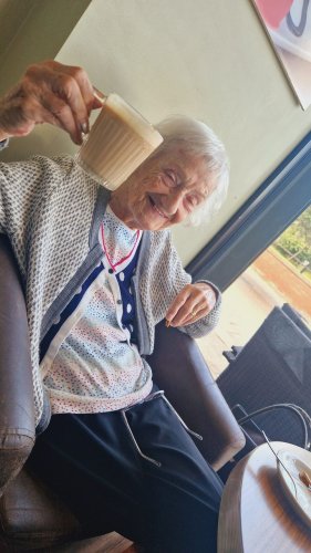 Carousel post from Grangewood Care Home.