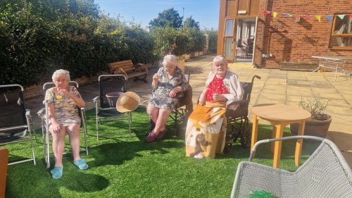 Carousel post from Grangewood Care Home.