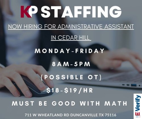 Photo post from KP Staffing Agency (Duncanville Branch).