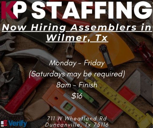 Photo post from KP Staffing Agency (Duncanville Branch).