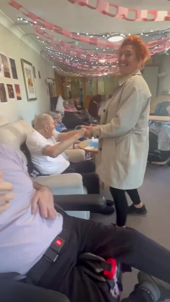 Video post from Haven Lodge care home.
