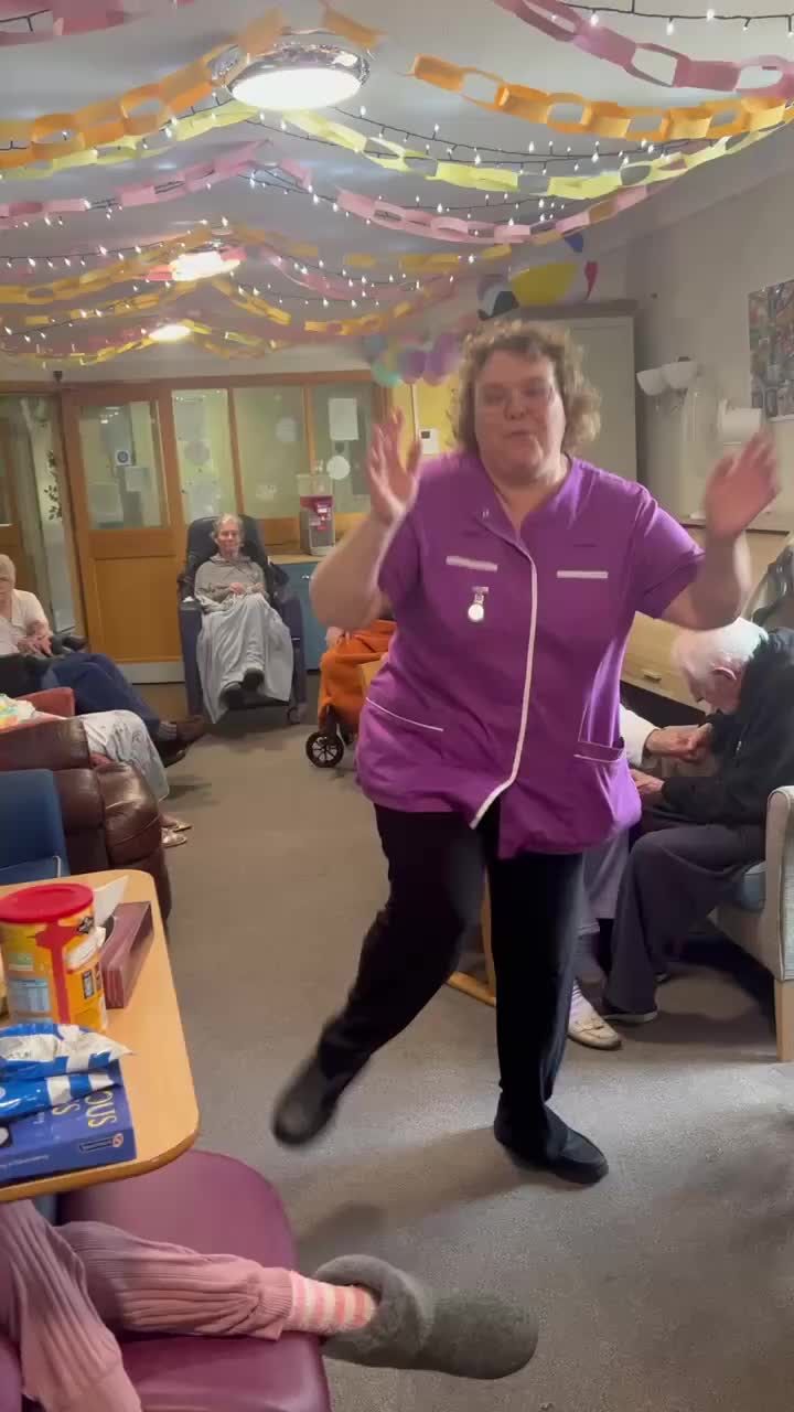 Video post from Haven Lodge care home.