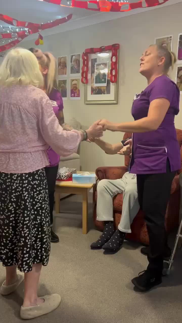 Video post from Haven Lodge care home.