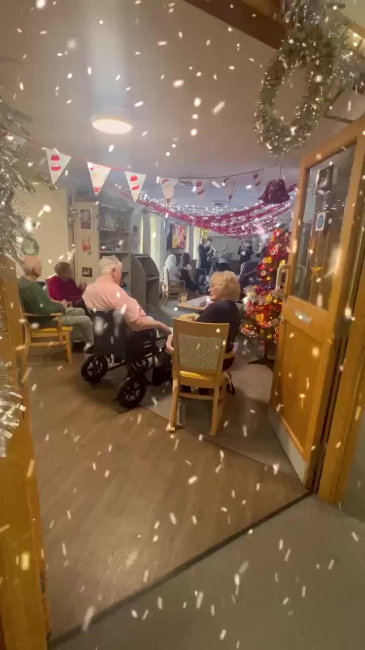 Video post from Haven Lodge care home.