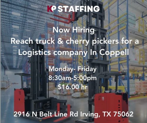Photo post from KP Staffing Agency (Irving Branch).