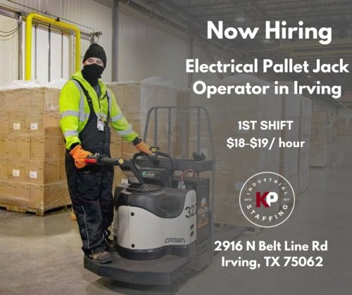 Photo post from KP Staffing Agency (Irving Branch).