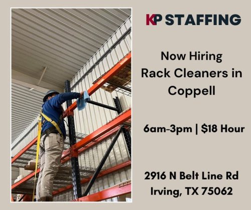 Photo post from KP Staffing Agency (Irving Branch).