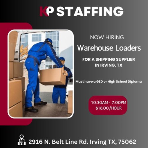 Photo post from KP Staffing Agency (Irving Branch).