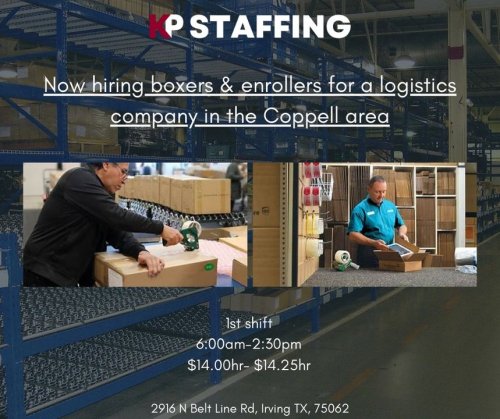 Photo post from KP Staffing Agency (Irving Branch).