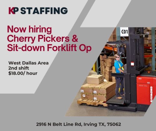 Photo post from KP Staffing Agency (Irving Branch).