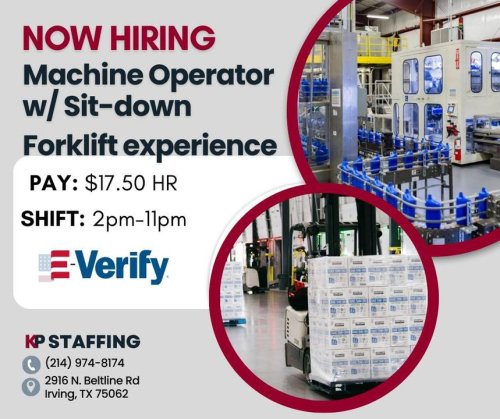 Photo post from KP Staffing Agency (Irving Branch).