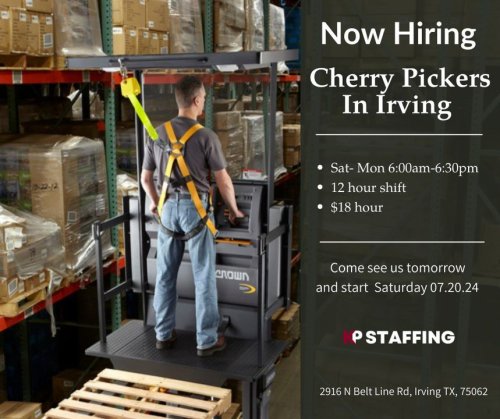 Photo post from KP Staffing Agency (Irving Branch).