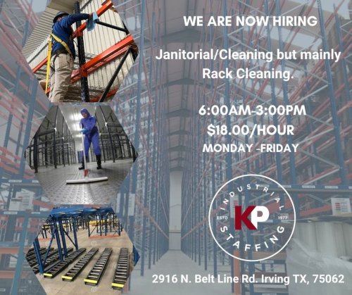 Photo post from KP Staffing Agency (Irving Branch).
