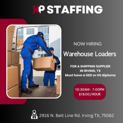 Photo post from KP Staffing Agency (Irving Branch).