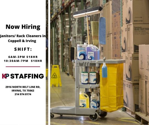 Photo post from KP Staffing Agency (Irving Branch).