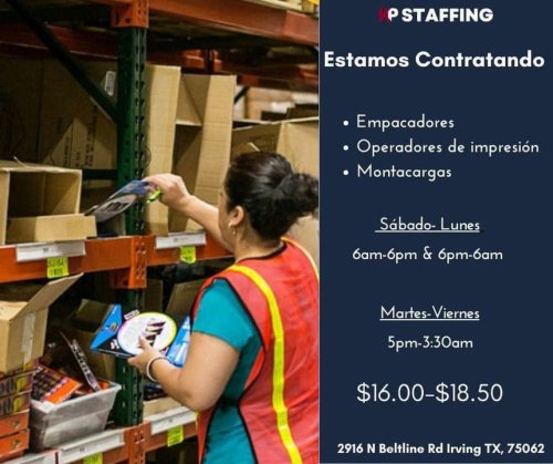Photo post from KP Staffing Agency (Irving Branch).