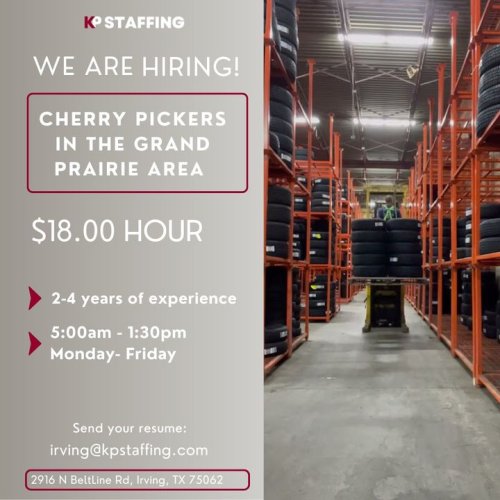 Photo post from KP Staffing Agency (Irving Branch).
