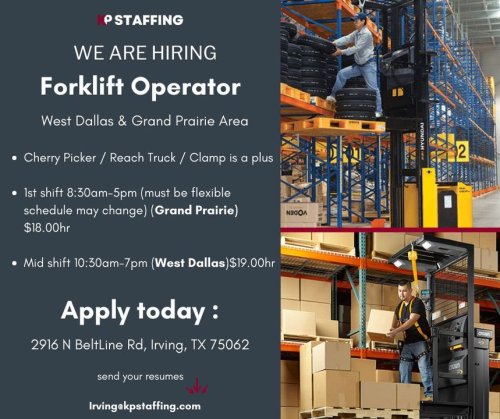 Photo post from KP Staffing Agency (Irving Branch).